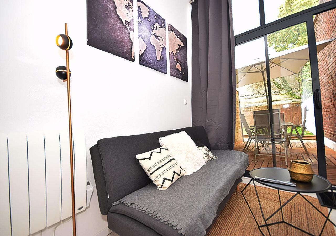 Hyper Centre Valenciennes - Wifi - Terrasse - Tramway - Lerelaisdodile2 Apartment Bagian luar foto